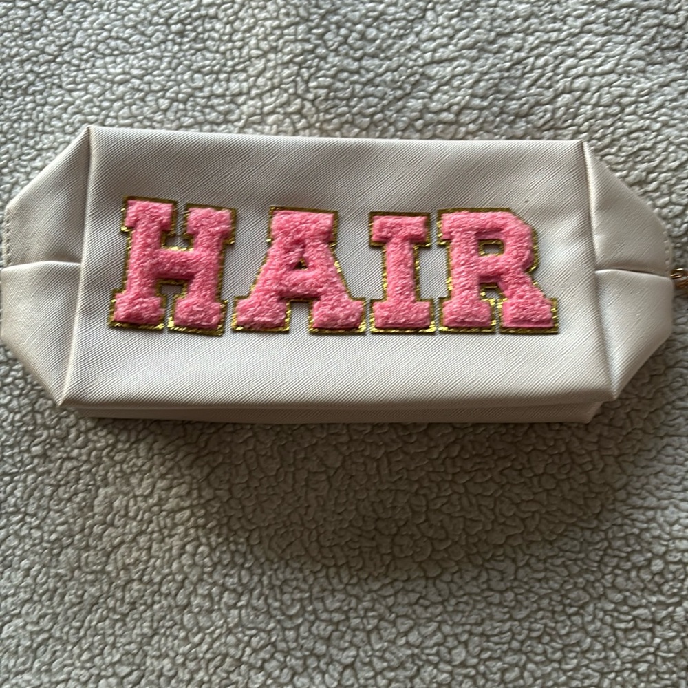 Letter Printed Makeup Travel Bag (Never been used)